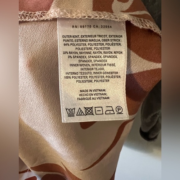 Anthropologie Little Yellow Button Mixed Media Peplum Top Women's Size Small - Picture 6 of 9